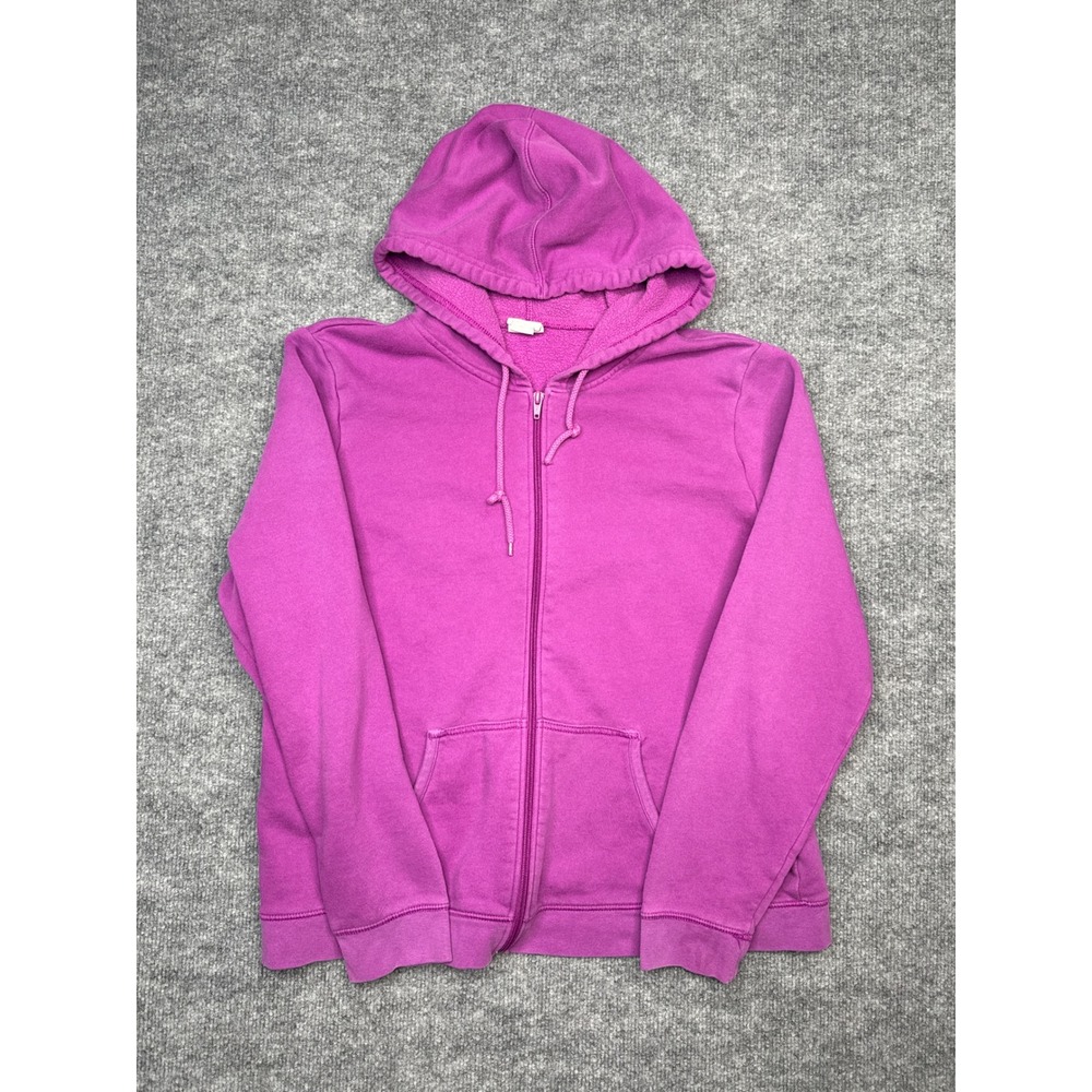 Everlast Sport XL Magenta Purple Full Zip Hoodie Fleece Sweatshirt Hooded